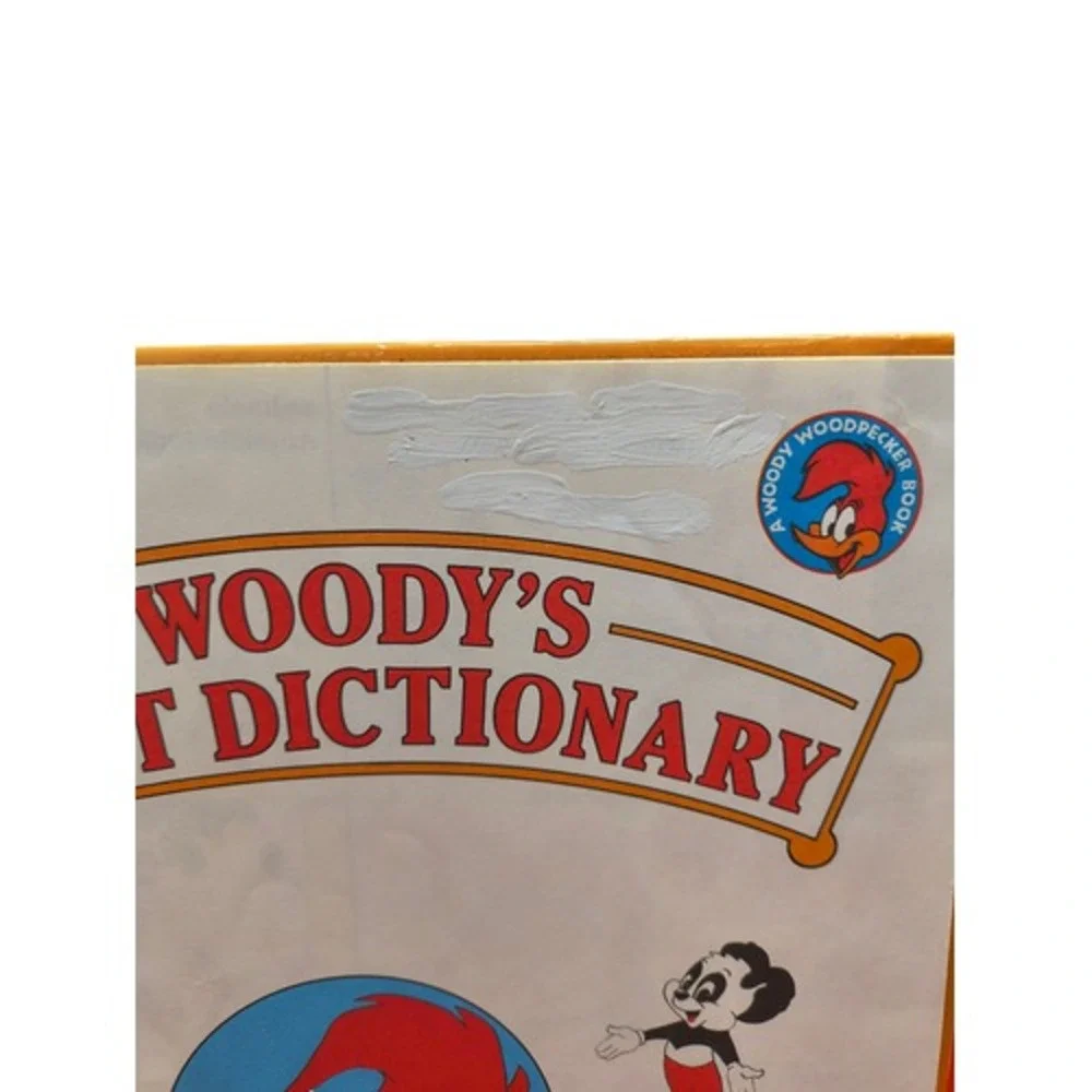 1988 Woody's First Dictionary Woodpecker Deborah Kovaks Hard Cover Book